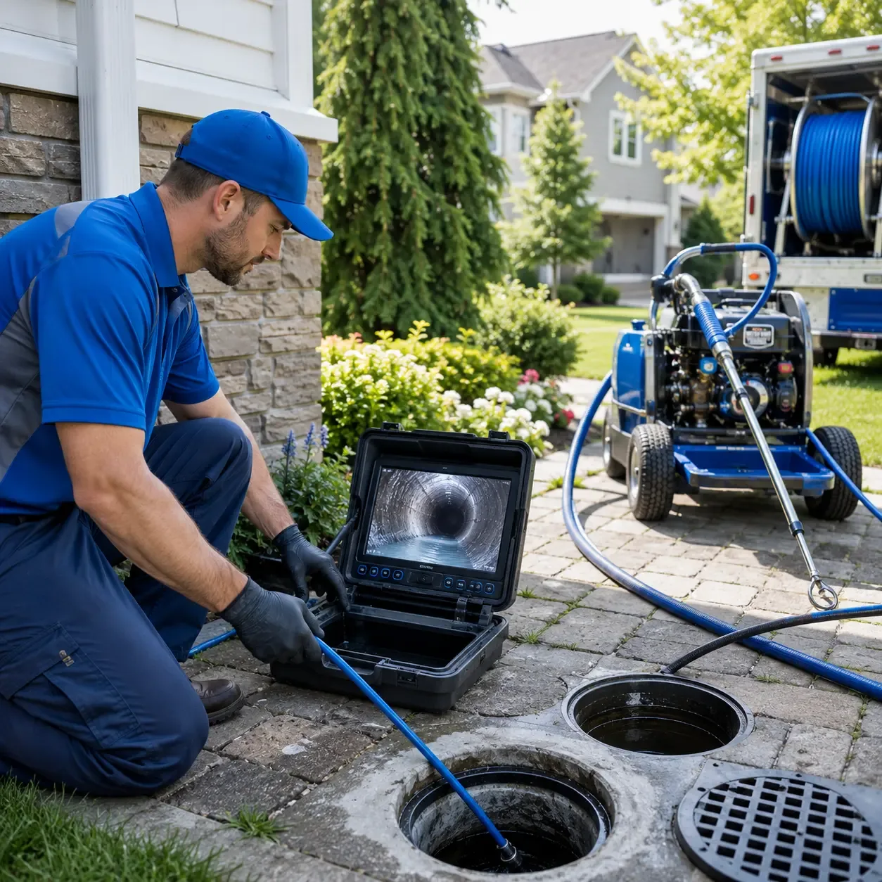 Outdoor drain cleaning professionals serving Pottstown, PA